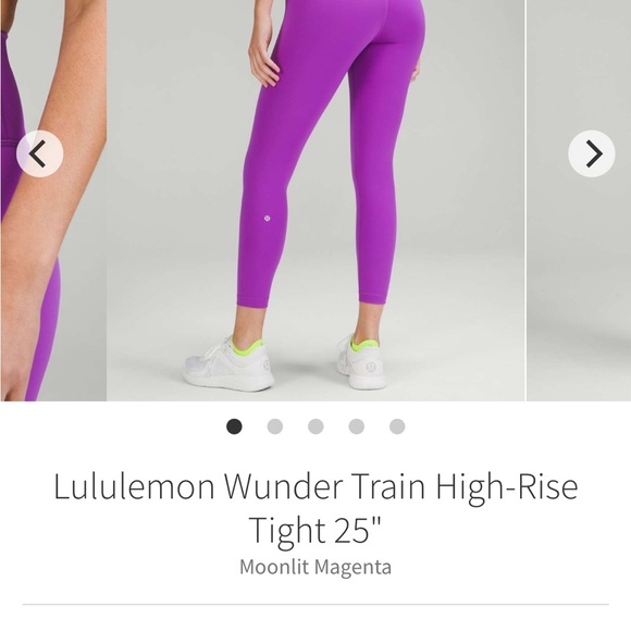 Lululemon Wunder Train High Rise 25” - Picture 3 of 10
